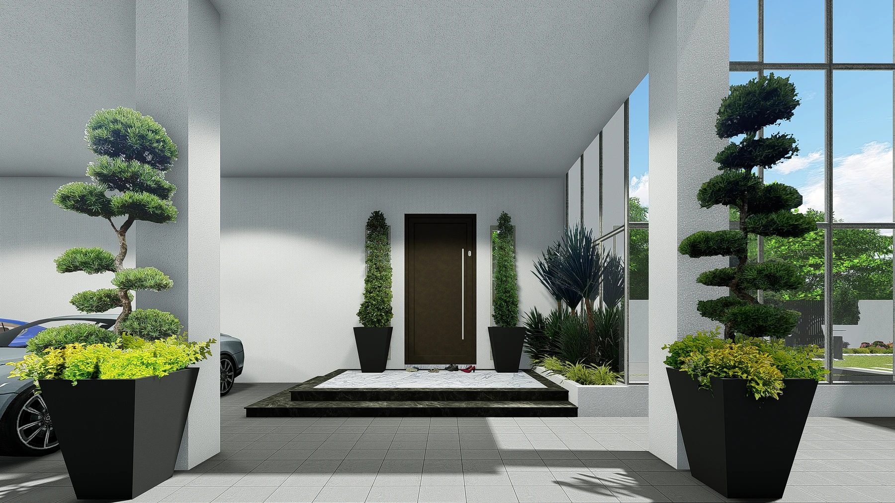 Landscape design visual for Jalan Tebrau, Ampang