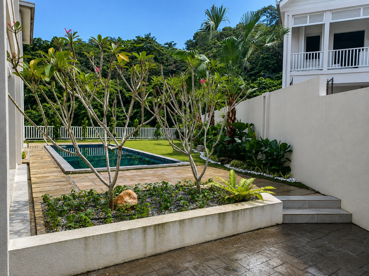 Completed landscape at Serene Mont Kiara