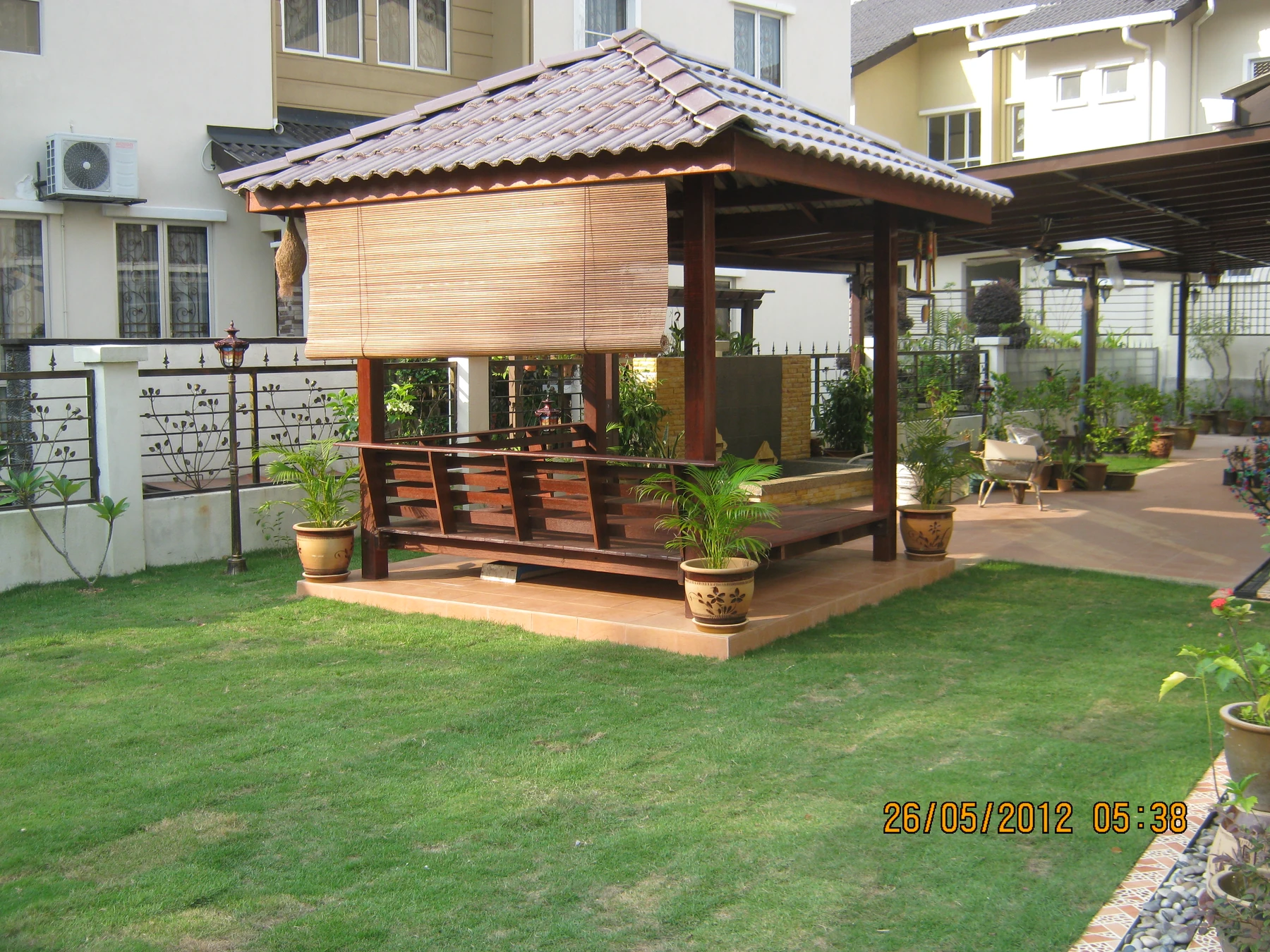 Outdoor timber decking project