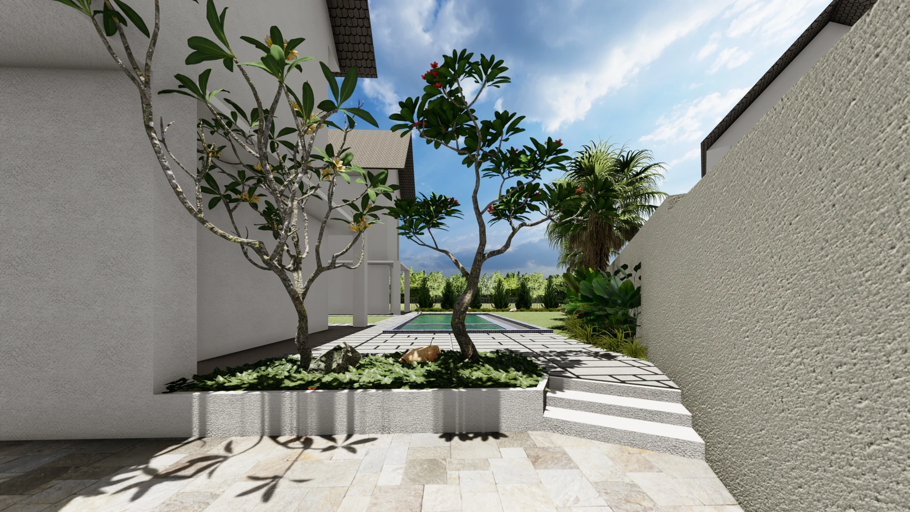 Landscape design visual